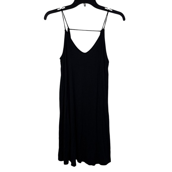 Womens M Mini Dress Black Y2K Whimsygoth Vamp Witchy Fairy Grunge Minimalist - Picture 2 of 7